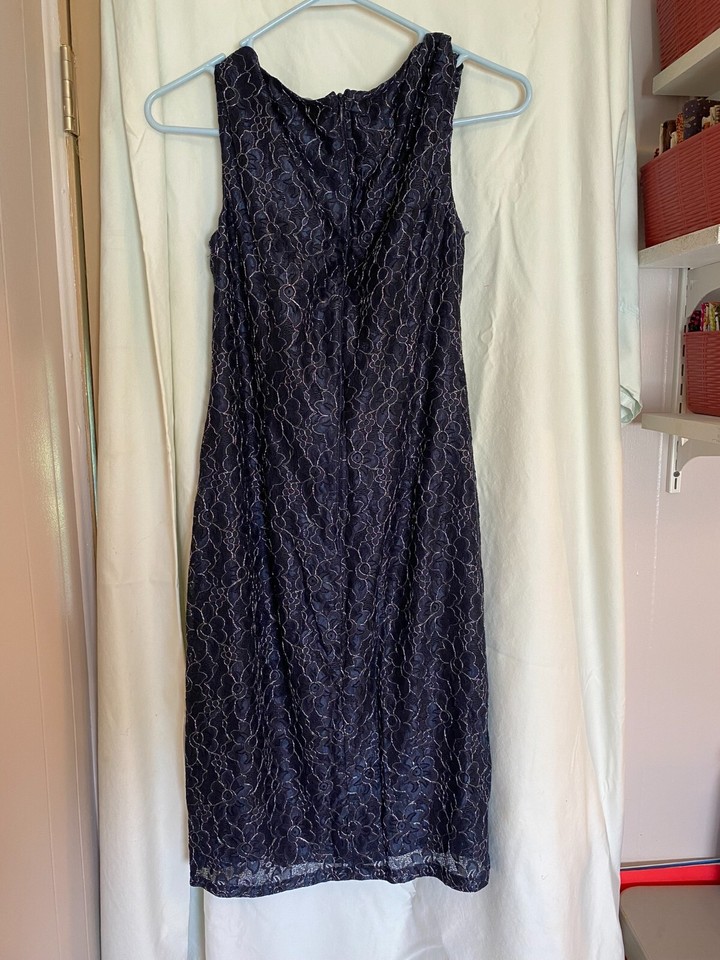 American Living Navy Blue Dress eBay