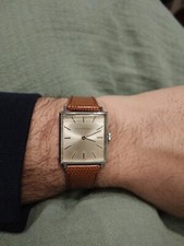 montre girard perregaux Rectangulaire Acier Style Tank Mécanique Fonctionne