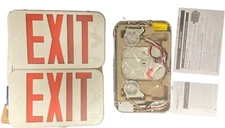 LED Emergency Exit Sign By Lithonia Lighting R M6 ECC T20 Compliant Red Letters