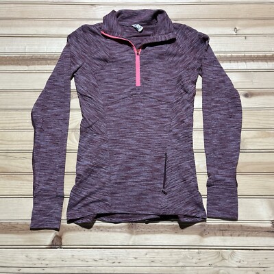 Lululemon Kanto Catch Me 1/2 Zip Drifter Pullover Heathered Bordeaux Drama - 4