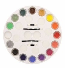 NOWA STALÓWKA Dzieci Custom Body Art 16 kolorów Podstawowa tęcza Farba do twarzy Kolor Zestaw kół