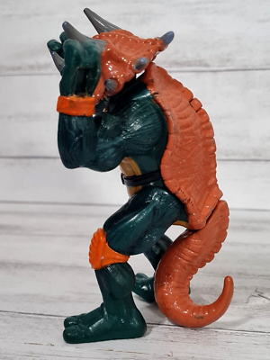 TMNT 1997 Tricera Mike Dino Teenage Mutant Ninja Turtles