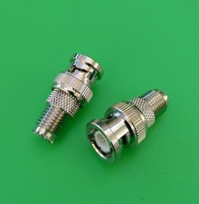  5 PCS BNC Male to Mini UHF Female Connector - USA Seller