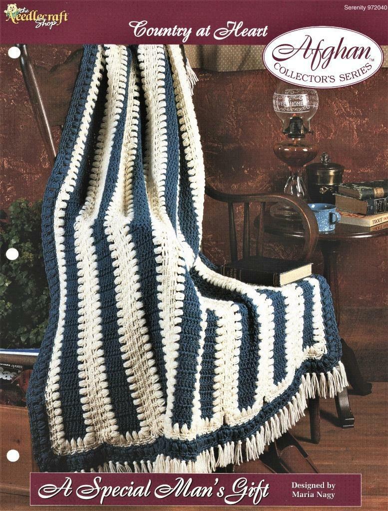 A Special Man's Gift    Crochet Afghan Pattern Cardstock Page