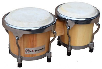 A Pair of Mini-Bongos 4'' and 5'' Available into 3 Colors. (Canadian Brand)