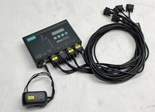 Moxa NPort 5650I-8-DT 8-port Serial Desktop Device Server w/ AC PS  Cables