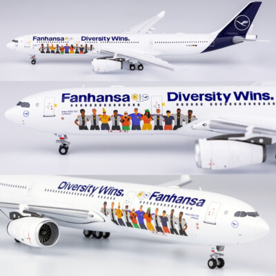 NG 1/400 Lufthansa A330-300 D-AIKQ German team alloy aircraft model