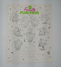 ABC Family Fun Fair Coloring Book & Saturday Morning TV Guide 1990 Beetlejuice