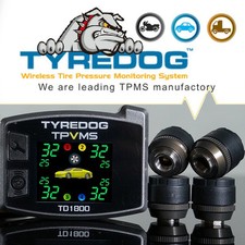 Tyredog Tpvms Td1800 4 External Sensors Detect Tire And Rim Abnormal Quick Diy