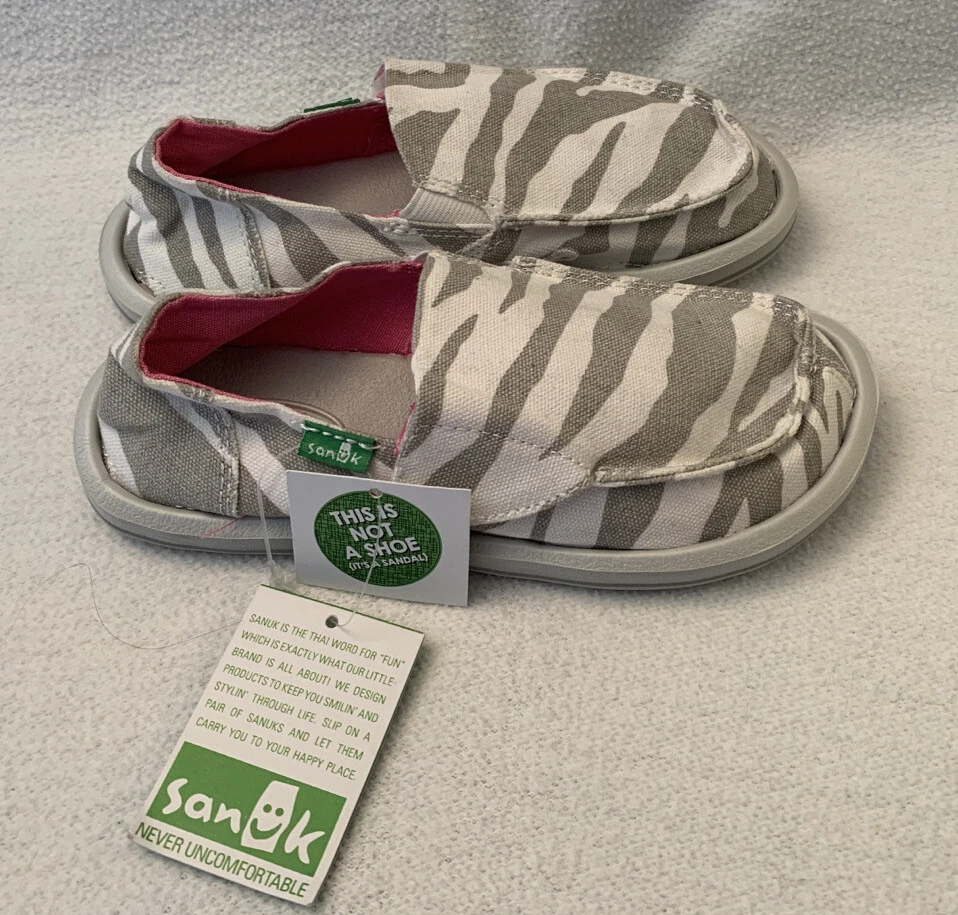 Zebra cheap print sanuks