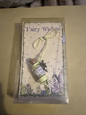 Feenstaubflasche mit Feenanhänger Feenwünsche/Geschenk/Glückspaket