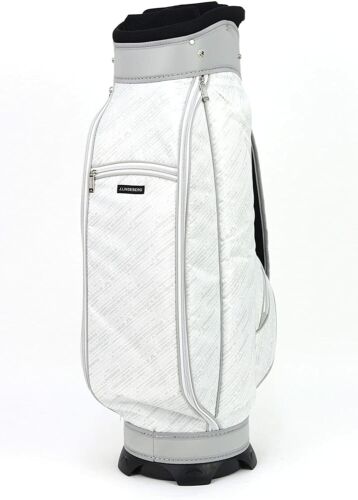 J.LINDEBERG Golf Caddy Bag Tour Monogram 9 x 47 inch 3.1kg White 083-15103