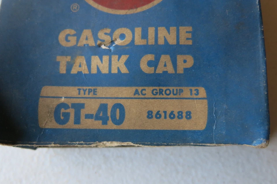 Vintage ACDelco Fuel Gas Cap 861688 fits DeSoto Dodge Plymouth Chrysler (GT-40) - Image 2 of 2