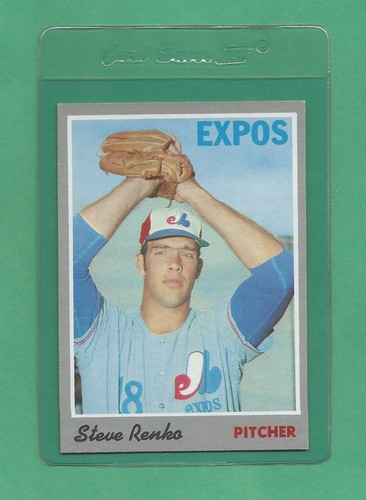 1970 Topps Montreal Expos Steve Renko 87 NM Tough Card EBay