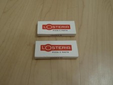 2X Losteria Pizza Pasta Streichhölzer TOP NEU