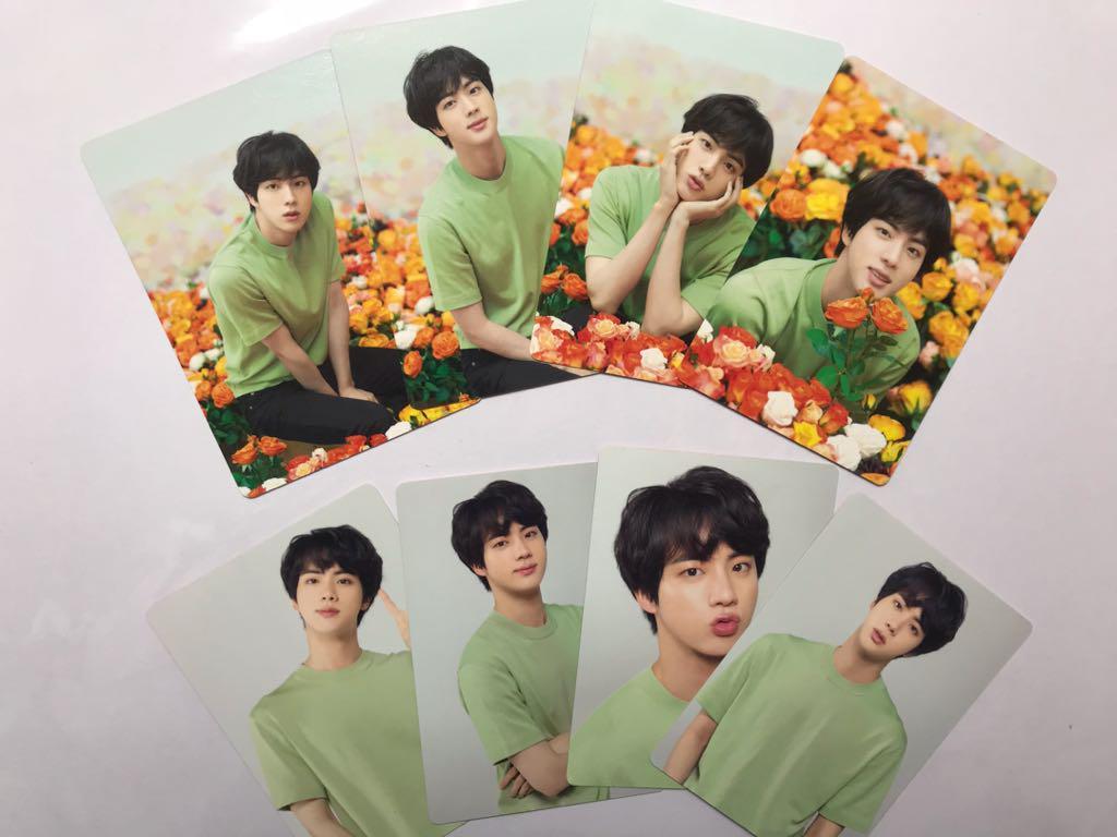 BTS JIN World Tour Love Yourself Official MINI PHOTO CARD SET OF 8 JAPAN  2018 | eBay