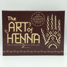 The Art of Henna Body Art Kit Atif Toor New Sealed Henna Powder 20 Patterns Book