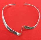 Vtg.Mexico Sterling Silver 925 TSO Choker Necklace 56.69 gr.Heavy Sterling