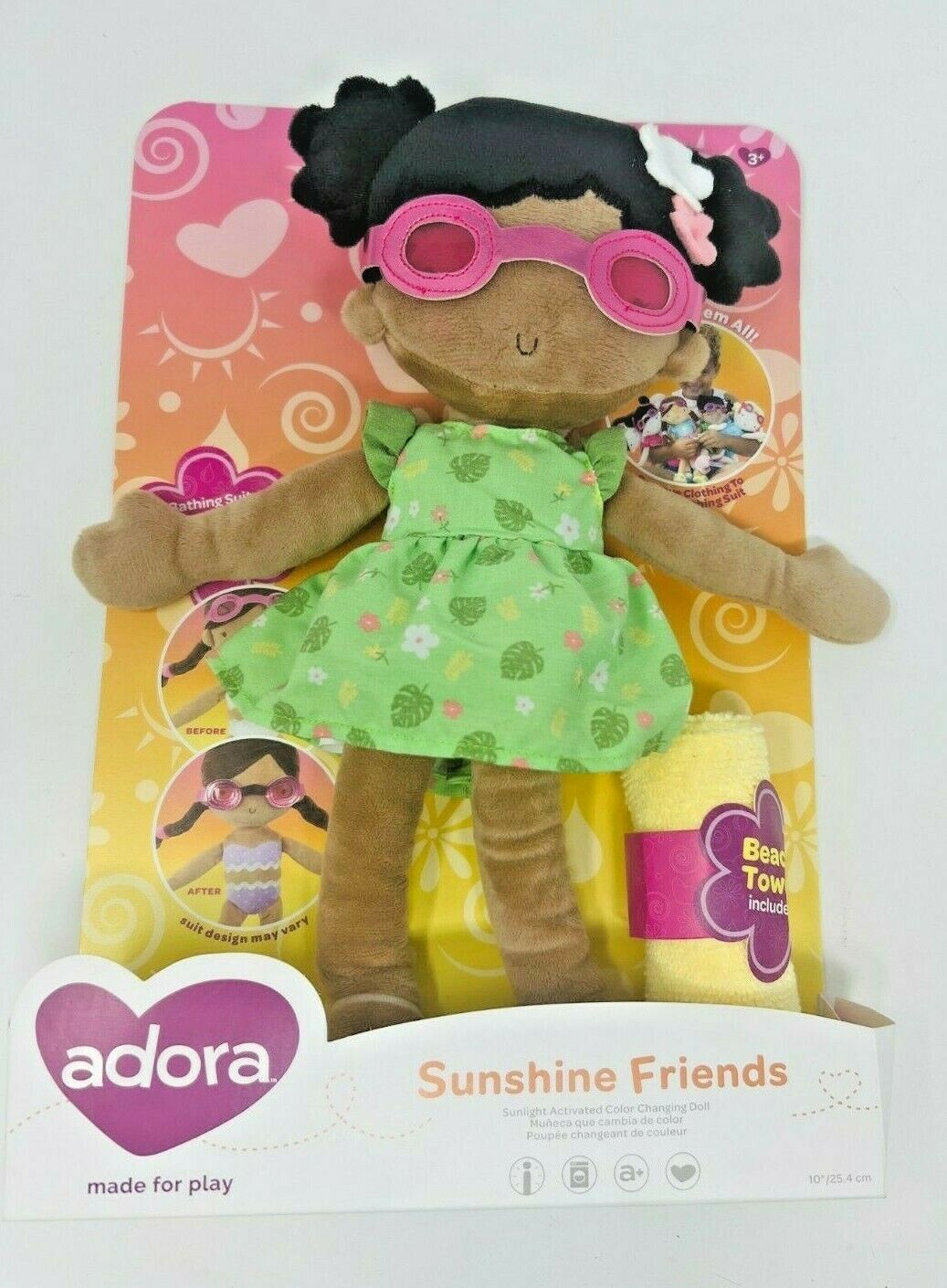 Adora Sunshine Friends Skye Doll with Color Changing Bathing Suit & Accessories