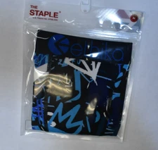 Ethika Bossquiat Boxer Briefs Blue Mens Underwear Familie Comfort Mens M