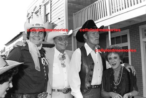 Orig 35mm Negative Monte Hale Sunset Carson Chuck Connors Nina Blanchard 7-81