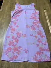 Old Navy Dress, Women's Size 8, Purple, Floral, Sleeveless