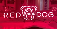 Red Dog 34” Neon Sign Everbrite Electronics Original