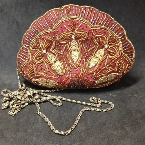 Bolso de hombro con cuentas - algunos daños - Imagen 1 de 12