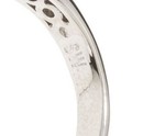 QVC Smithsonian Simulated Blue Heart Diamond Ring Size 6 — photo 3