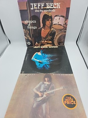 Jeff Beck Lot 3 LP: Wired, Blow By Blow, Shape Of Things Ultrasonic Cleaned