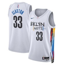 Nicolas Claxton Brooklyn Nets Nike City Edition Swingman Jersey - New w/ Tags