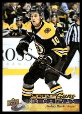 2017-18 Upper Deck UD Canvas YG Anders Bjork Rookie Boston Bruins #C234