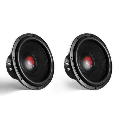 PRORECK 610 10'' Dual 2 Ohm 1800W Car Subwoofer Loud Audio Pair