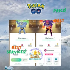 Pokémon Go✿✿✿COMBO-Gigantamax Machamp NON Shiny ✿✿✿-✿✿✿TRADE 20k✿✿✿PTC