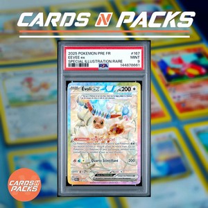 Carte Pokemon Évoli ex 167/131 EV8.5 Évolutions Prismatiques PSA 9
