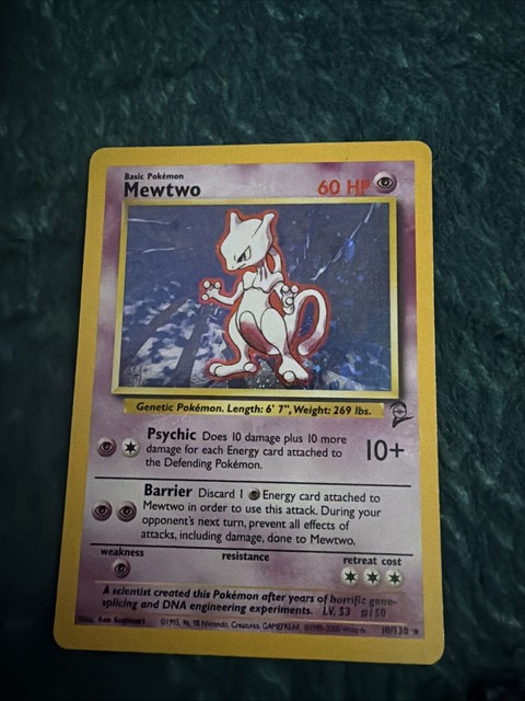 Mewtwo 010/130 Base Set 2 Holo