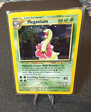 Meganium 11/111 NM Neo Genesis Holo Rare Pokemon #11 WoTC Wizards TCG on eBay