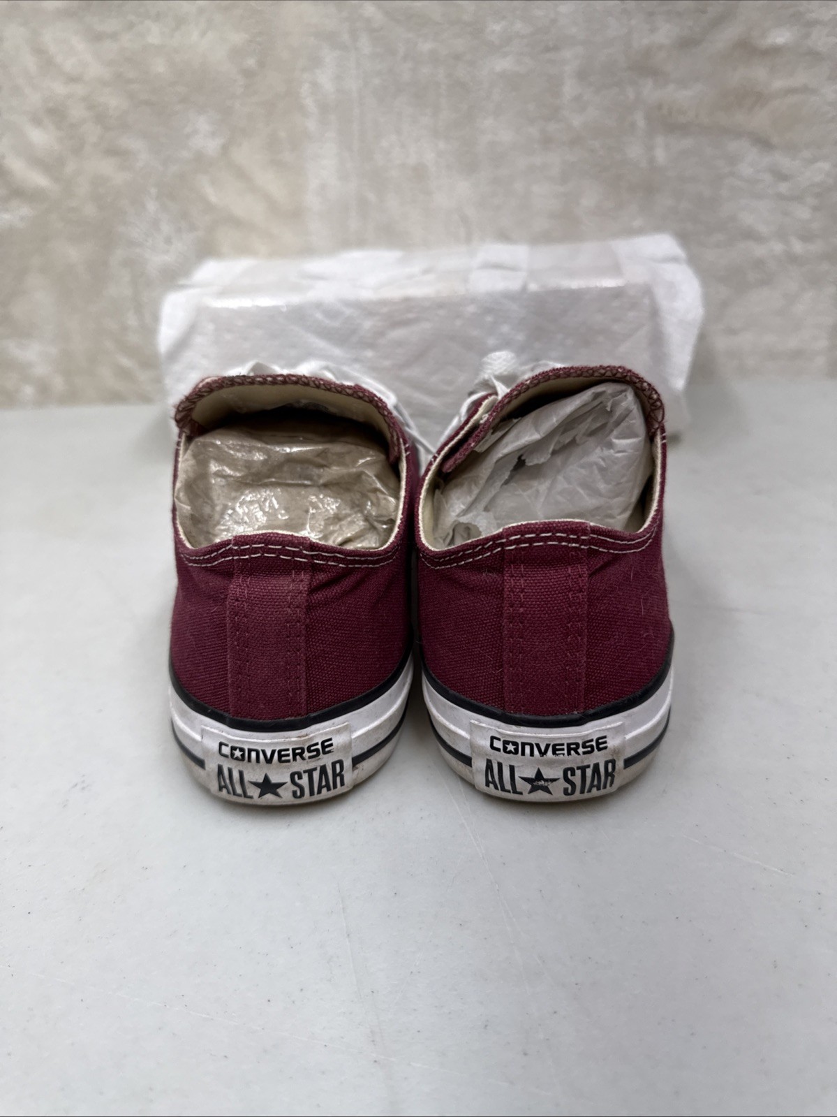 Converse All Star Burgundy Sneakers Sz Men's 6 Women's 8 thumbnail 5