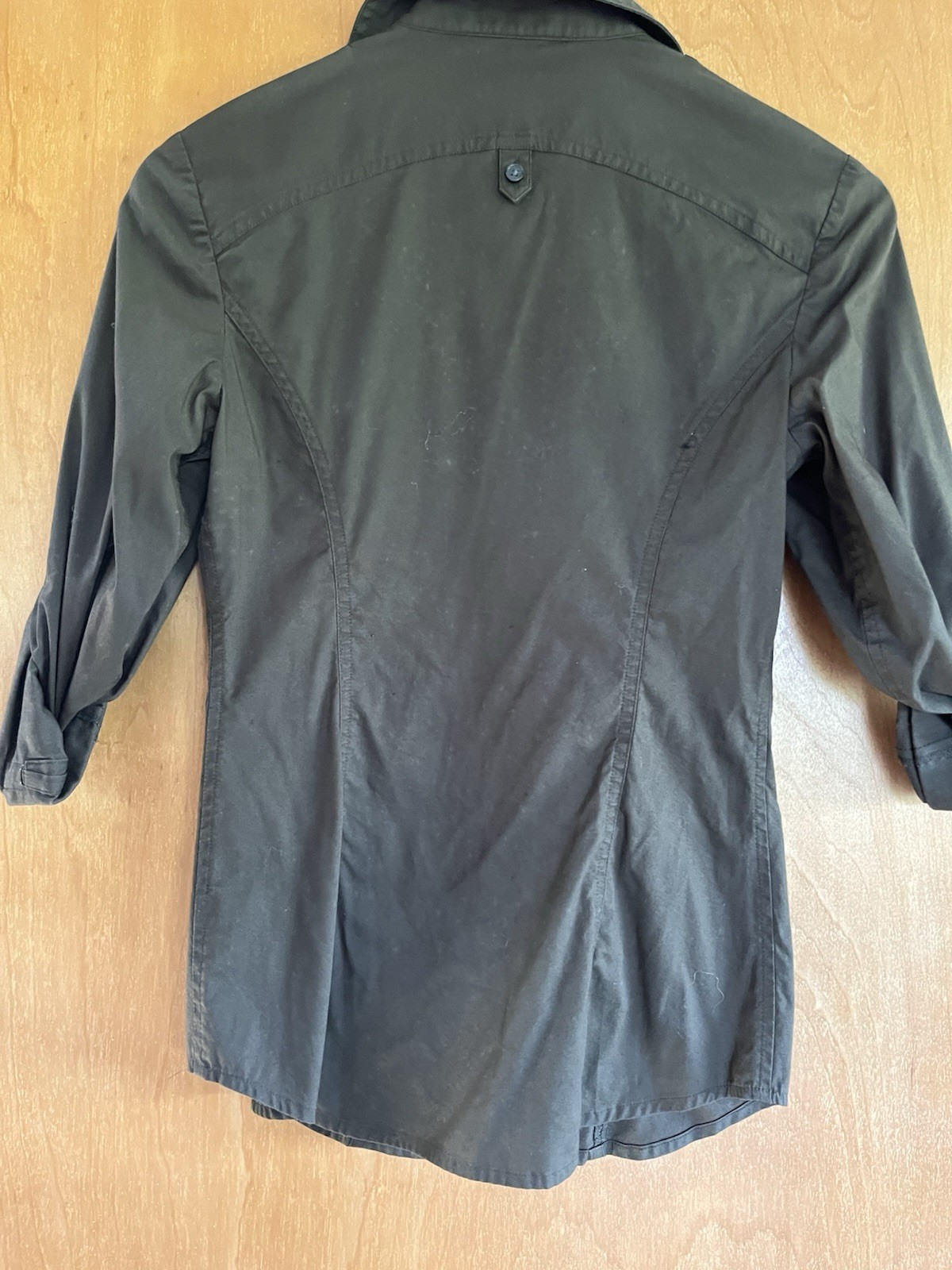 Express Essential Stretch Sequin Button-Up Blouse… - image 3