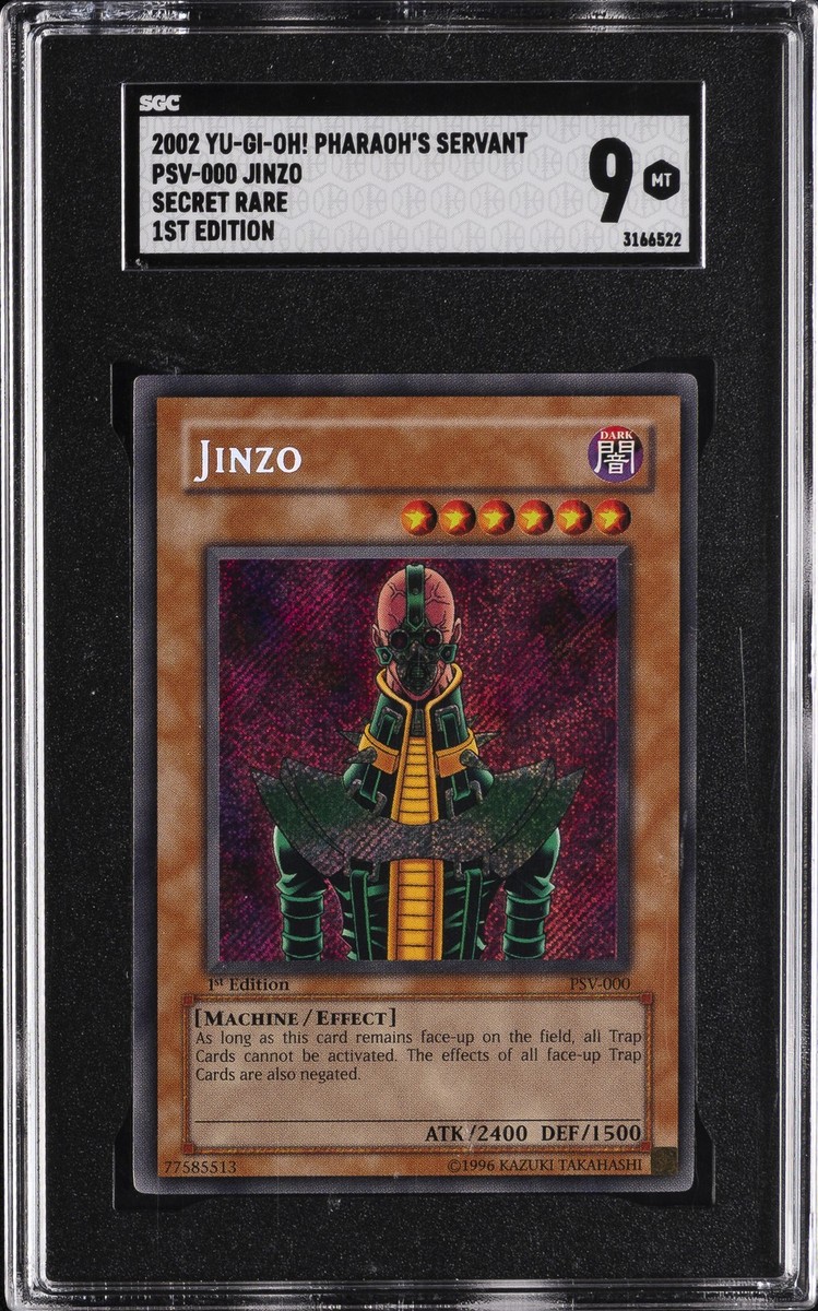 2002 YU-GI-OH! PHARAOH'S SERVANT 1ST EDITION SECRET RARE PSV-000