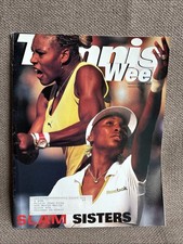 BILLIE JEAN KING Address Label! Tennis Week Magazine Sept. 2001 Williams Sisters