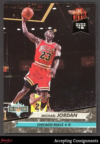 1992-93 Ultra Jam Session #216 Michael Jordan BULLS HOF