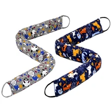 Weighted Door Draft Stopper 2 Pack 36 Inch Under Blocker Bottom of Window Air