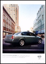 2004 Nissan Altima Vintage Advertisement Print Art Car Ad J108