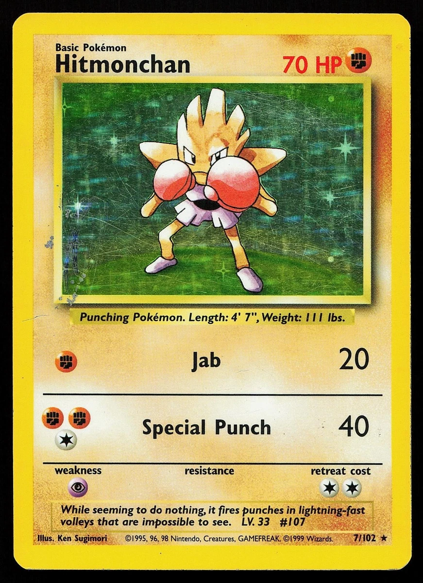 Hitmonchan Pokémon TCG Cards for sale | eBay