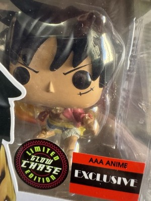 Funko Pop! ONE PIECE LUFFY #1273 RED HAWK GLOW CHASE VARIANT AAA Anime New +case