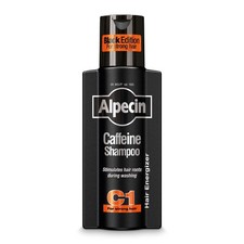 Alpecin Caffeine Shampoo C1 Black Edition, Men's Natural Hair Growth Shampoo for