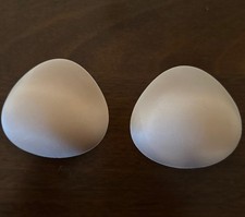Pair of Triangle Foam Breast Forms Size 2 NWOT