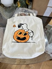 American Eagle Fall Collection Peanuts Snoopy Halloween Canvas Tote Bag