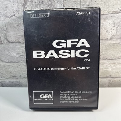 ATARI ST -- GFA BASIC V2.0 (GFA SYSTEMTECHNIK - DISK)